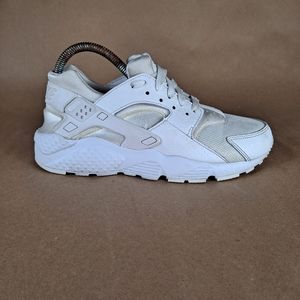 Nike Unisex Kids Air Huarache Run 654275-110 White Athletic Shoes Size 7 Y W8.5